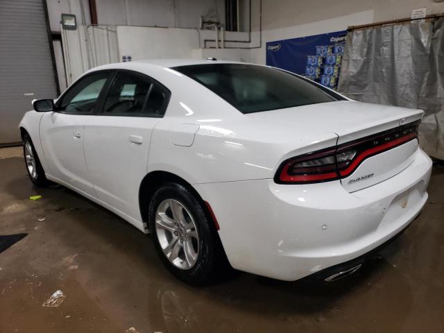 2C3CDXBG7NH165829 - 2022 DODGE CHARGER SXT WHITE photo 2