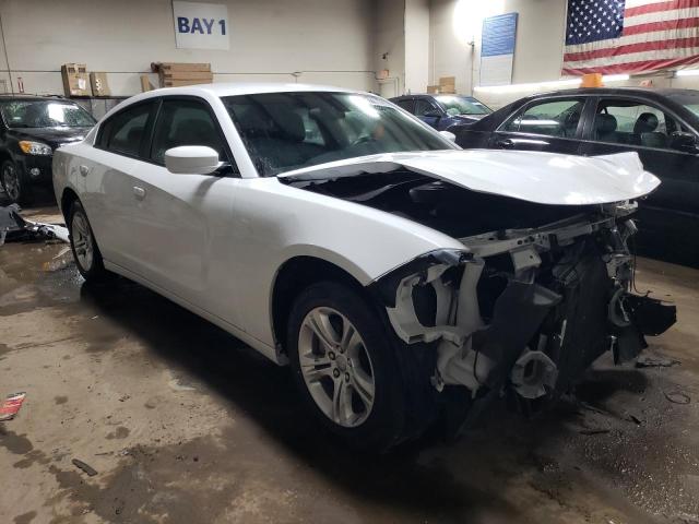 2C3CDXBG7NH165829 - 2022 DODGE CHARGER SXT WHITE photo 4