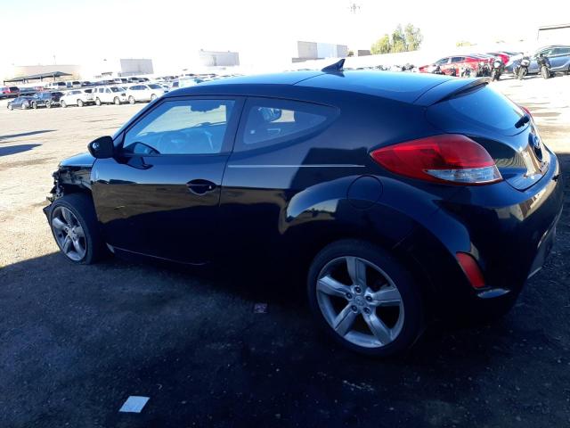 KMHTC6AD0CU037101 - 2012 HYUNDAI VELOSTER BLACK photo 2