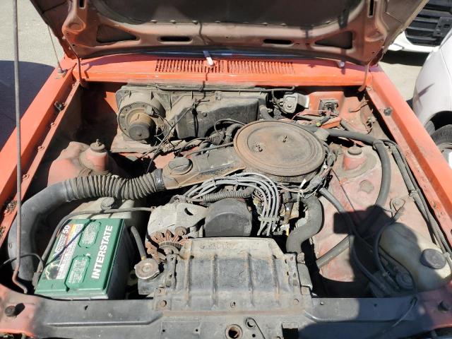 1B689AA267146 - 1980 CHEVROLET CHEVETTE ORANGE photo 11