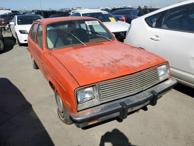 1B689AA267146 - 1980 CHEVROLET CHEVETTE ORANGE photo 4