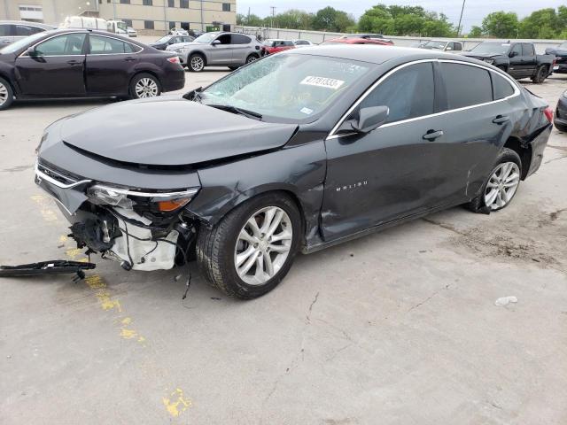 1G1ZD5ST3JF170621 - 2018 CHEVROLET MALIBU LT GRAY photo 1