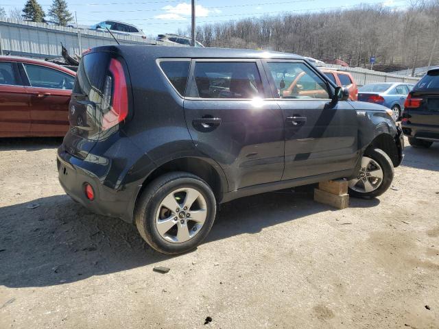 KNDJN2A27K7686212 - 2019 KIA SOUL BLACK photo 3