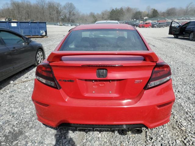 2HGFG4A5XFH700038 - 2015 HONDA CIVIC SI RED photo 6