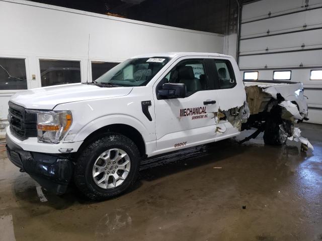 1FTFX1E53MKD02019 - 2021 FORD F150 SUPER CAB WHITE photo 1