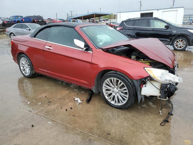 1C3BCBFG0CN249491 - 2012 CHRYSLER 200 LIMITED RED photo 4