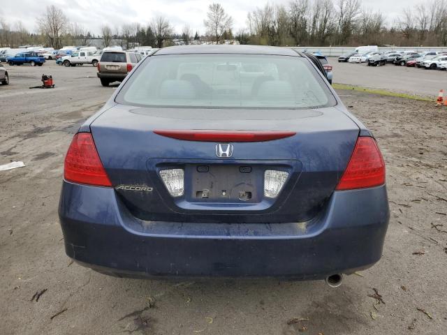 JHMCM56477C015191 - 2007 HONDA ACCORD LX BLUE photo 6