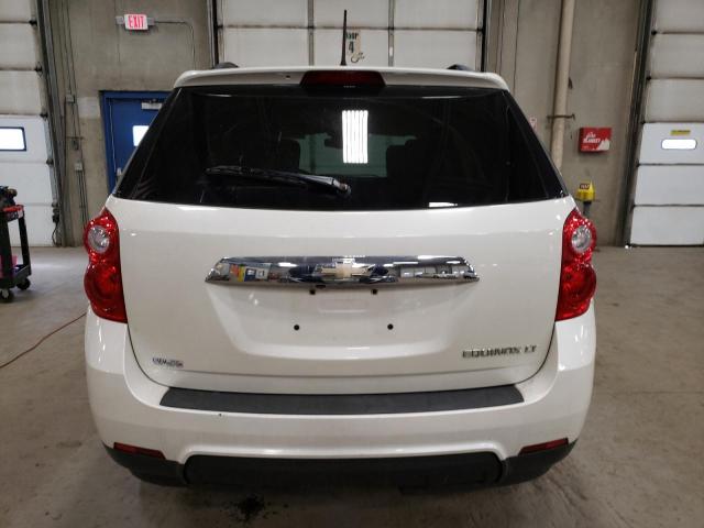 1GNALDEK1DZ127913 - 2013 CHEVROLET EQUINOX LT WHITE photo 6