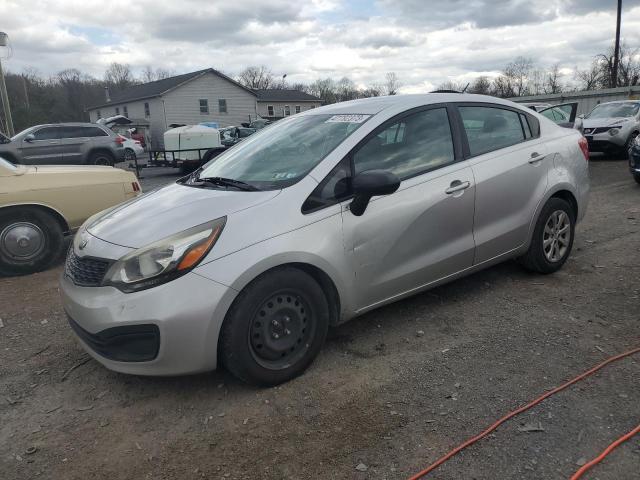 KNADM4A36D6269514 - 2013 KIA RIO LX SILVER photo 1