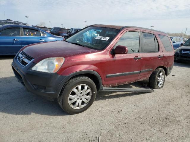 JHLRD78883C024230 - 2003 HONDA CR-V EX RED photo 1