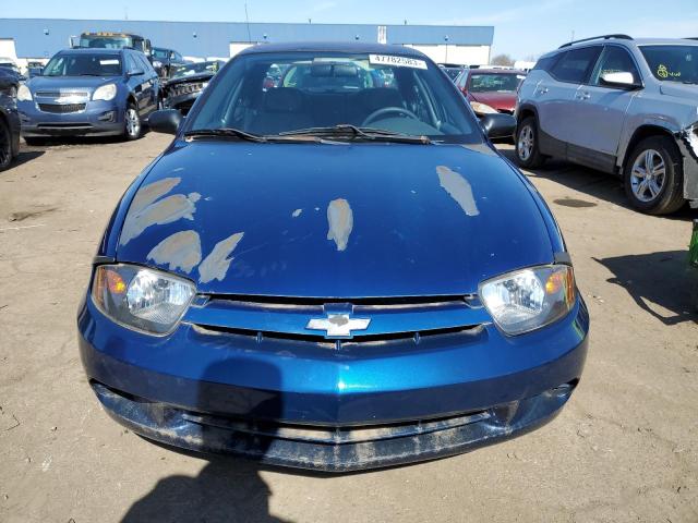 1G1JC52F137297987 - 2003 CHEVROLET CAVALIER BLUE photo 5