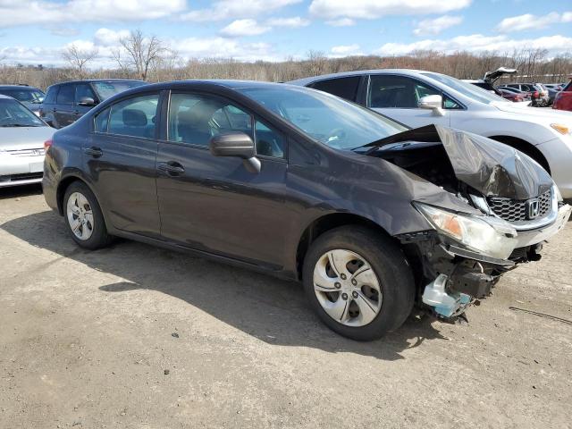 2HGFB2F53EH517896 - 2014 HONDA CIVIC LX BROWN photo 4