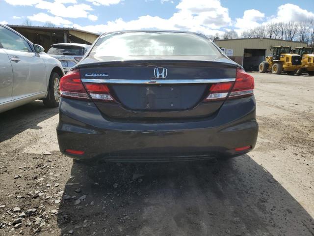 2HGFB2F53EH517896 - 2014 HONDA CIVIC LX BROWN photo 6