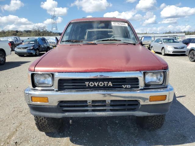 JT3VN39W0L0042208 - 1990 TOYOTA 4RUNNER VN39 SR5 RED photo 5