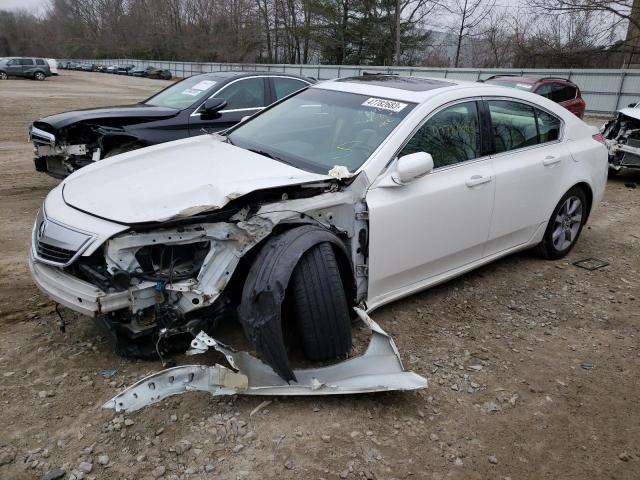 19UUA8F28DA006796 - 2013 ACURA TL WHITE photo 1