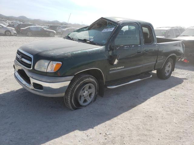 5TBRN3410YS111372 - 2000 TOYOTA TUNDRA ACCESS CAB SR5 GREEN photo 1