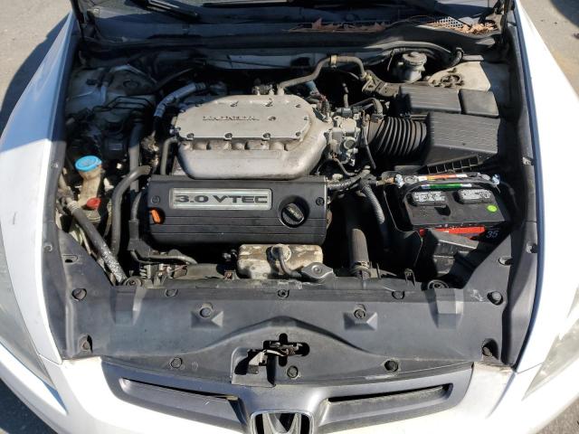 1HGCM66564A004465 - 2004 HONDA ACCORD EX WHITE photo 11