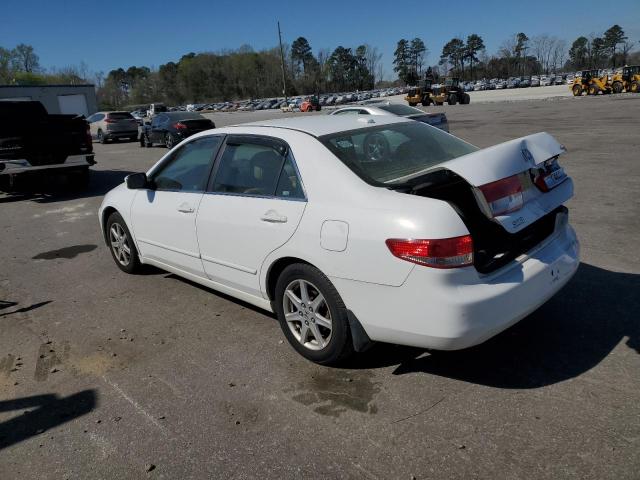 1HGCM66564A004465 - 2004 HONDA ACCORD EX WHITE photo 2