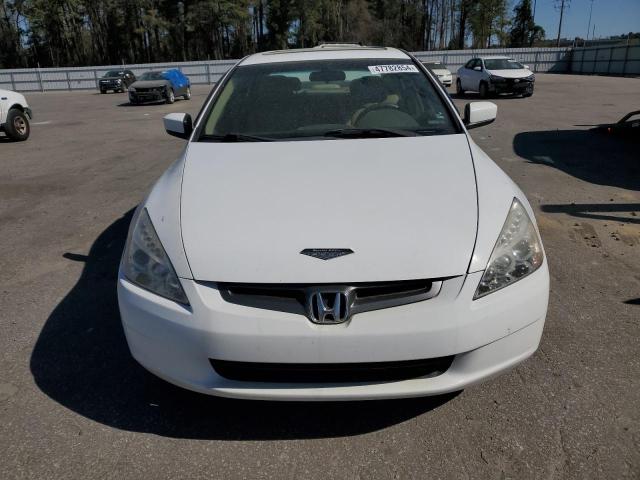 1HGCM66564A004465 - 2004 HONDA ACCORD EX WHITE photo 5