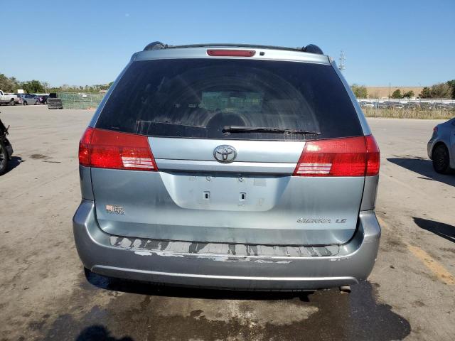 5TDZA23C35S328961 - 2005 TOYOTA SIENNA CE TEAL photo 6