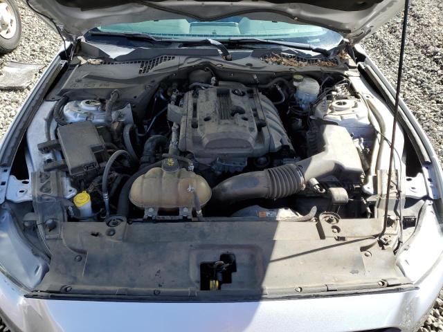 1FA6P8TH2F5409155 - 2015 FORD MUSTANG SILVER photo 11