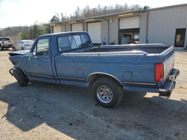 1FTDF15Y4KNA74189 - 1989 FORD F150 BLUE photo 2