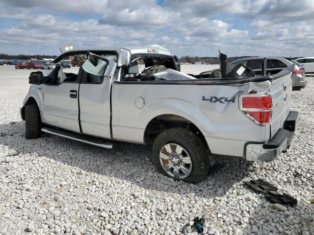 1FTFX1EF9BFB22669 - 2011 FORD F150 SUPER CAB SILVER photo 2