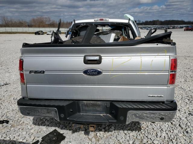 1FTFX1EF9BFB22669 - 2011 FORD F150 SUPER CAB SILVER photo 6