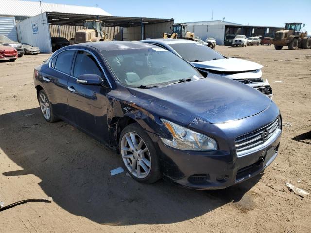 1N4AA51E49C830877 - 2009 NISSAN MAXIMA S BLUE photo 4