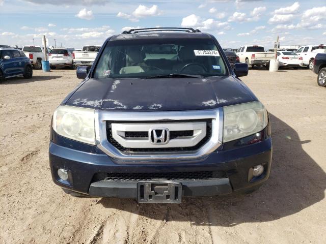 5FNYF4H54BB094896 - 2011 HONDA PILOT EXL BLUE photo 5