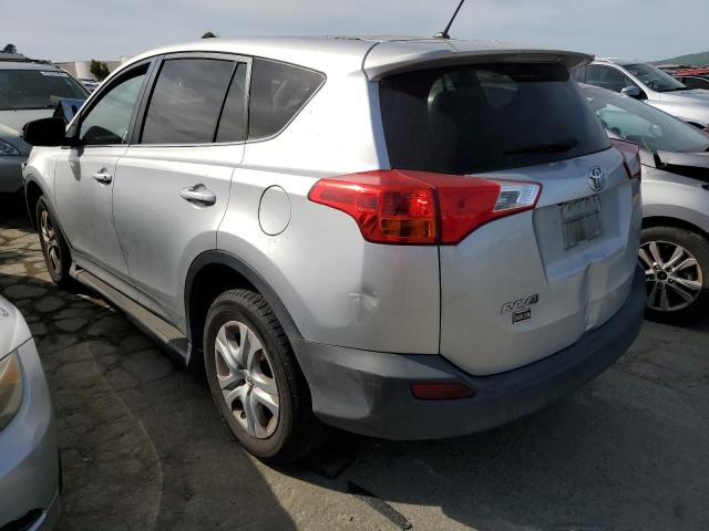 2T3BFREV4DW043354 - 2013 TOYOTA RAV4 LE SILVER photo 2