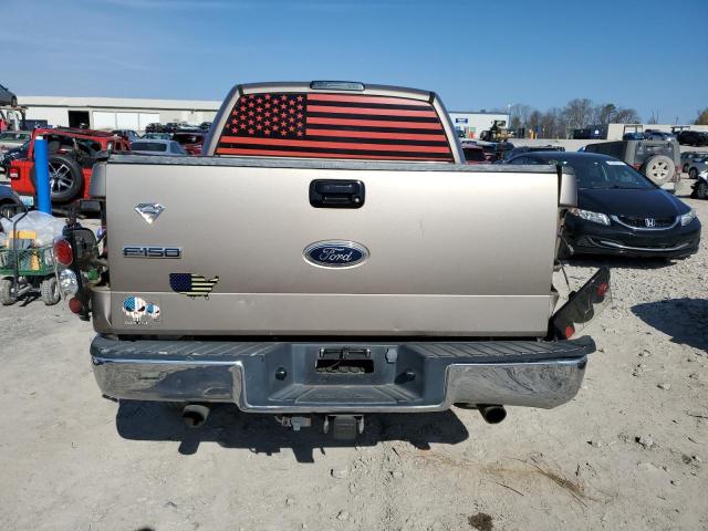 1FTPW14584KC17346 - 2004 FORD F150 SUPERCREW TAN photo 6