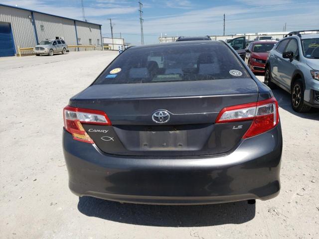 4T4BF1FK0CR213034 - 2012 TOYOTA CAMRY BASE GRAY photo 6