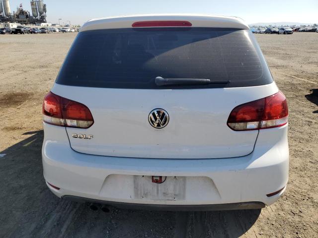 WVWBB7AJ4DW069327 - 2013 VOLKSWAGEN GOLF WHITE photo 6