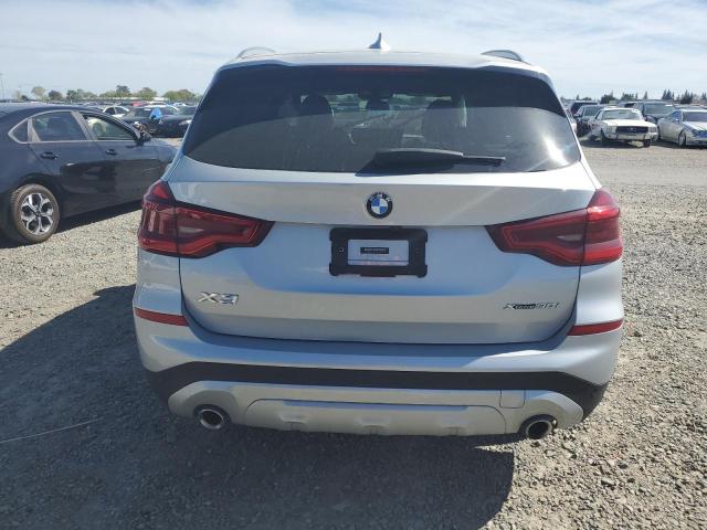 5UXTY5C06M9G83758 - 2021 BMW X3 XDRIVE30I SILVER photo 6