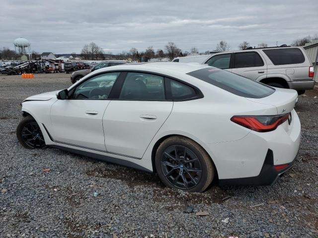 WBY43AW0XPFP66619 - 2023 BMW I4 EDRIVE 35 WHITE photo 2