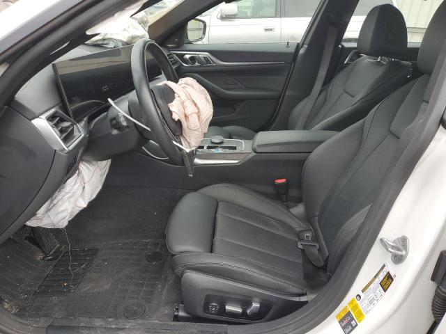 WBY43AW0XPFP66619 - 2023 BMW I4 EDRIVE 35 WHITE photo 7