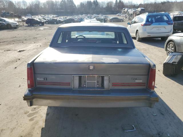 1G6CD5154J4284495 - 1988 CADILLAC DEVILLE GRAY photo 6