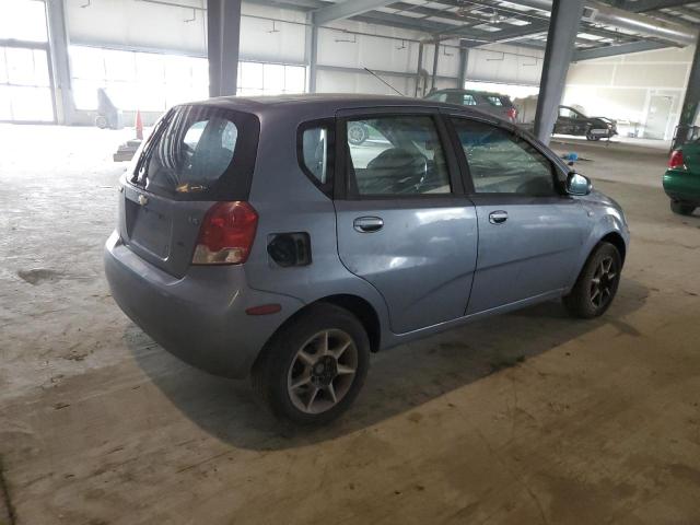 KL1TD666X7B748535 - 2007 CHEVROLET AVEO BASE BLUE photo 3