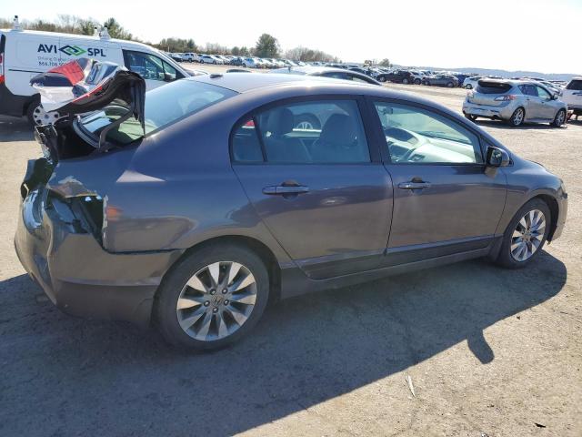 2HGFA1F98AH515250 - 2010 HONDA CIVIC EXL ნაცრისფერი ფოტო 3