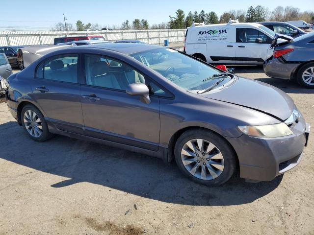 2HGFA1F98AH515250 - 2010 HONDA CIVIC EXL ნაცრისფერი ფოტო 4