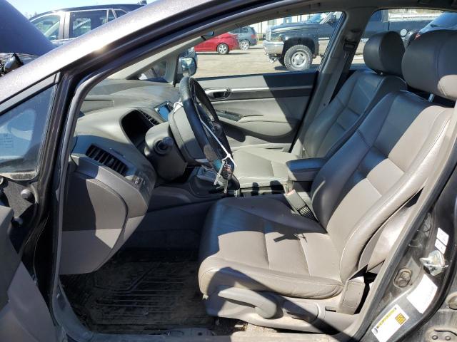 2HGFA1F98AH515250 - 2010 HONDA CIVIC EXL ნაცრისფერი ფოტო 7