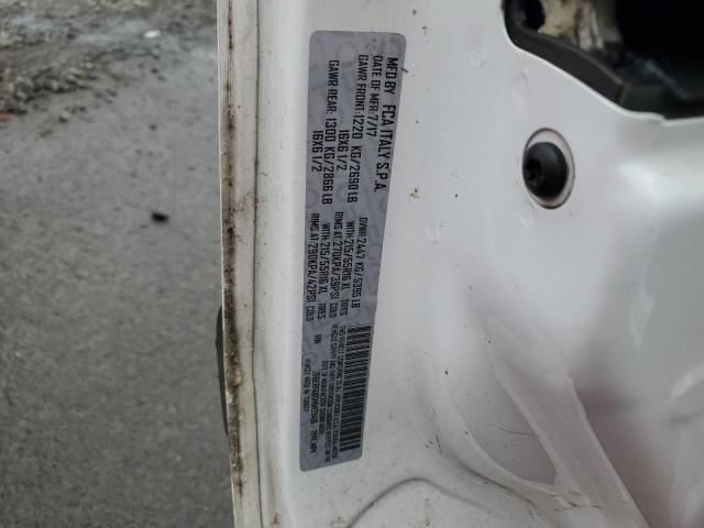 ZFBERFAB0H6H29418 - 2017 RAM PROMASTER WHITE photo 13