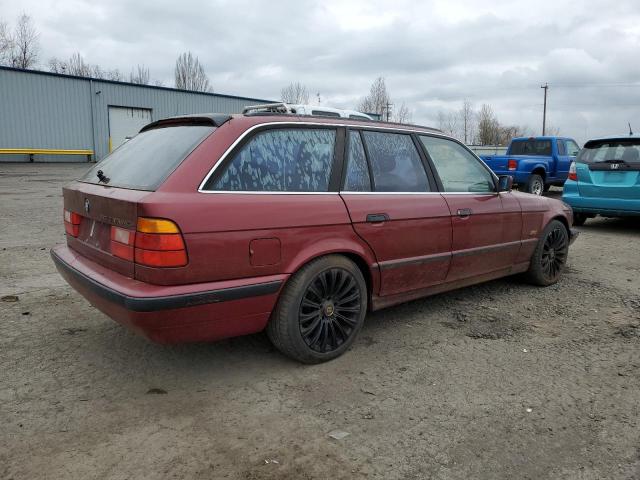 WBAHJ6322SGD24688 - 1995 BMW 525 IT AUTOMATIC BURGUNDY photo 3