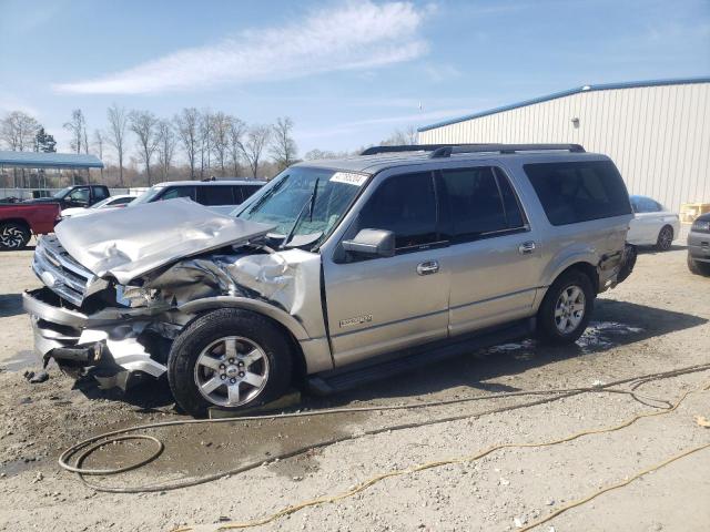 1FMFK155X8LA52532 - 2008 FORD EXPEDITION EL XLT SILVER photo 1