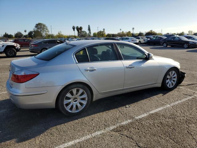 KMHGC46E59U030404 - 2009 HYUNDAI GENESIS 3.8L SILVER photo 3