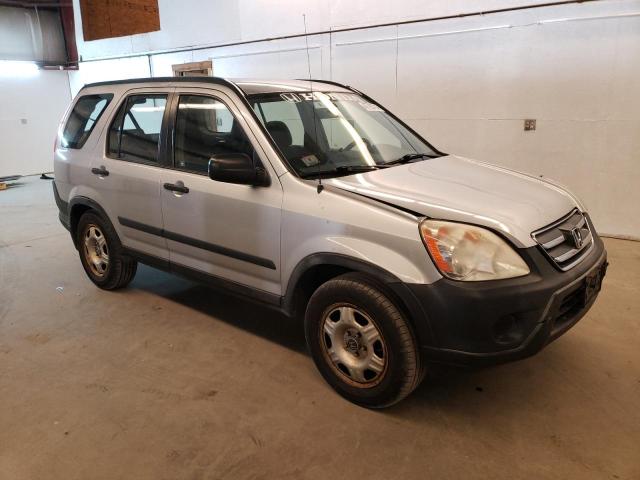 JHLRD68515C001388 - 2005 HONDA CR-V LX SILVER photo 4