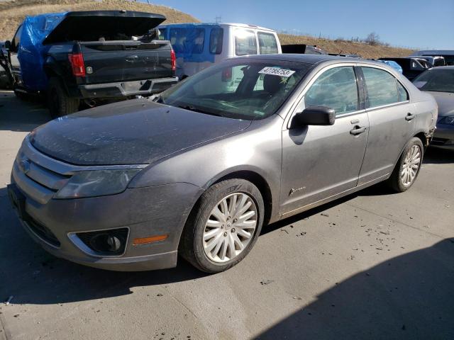 3FADP0L30AR189307 - 2010 FORD FUSION HYBRID GRAY photo 1