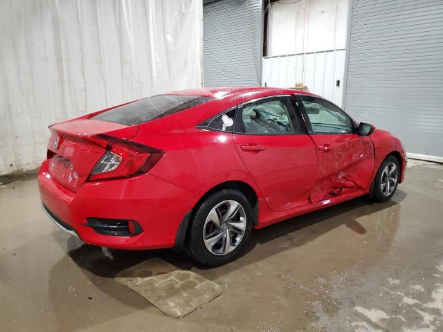 2HGFC2F65KH542882 - 2019 HONDA CIVIC LX RED photo 3