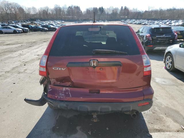 JHLRE483X8C056815 - 2008 HONDA CR-V LX BURGUNDY photo 6